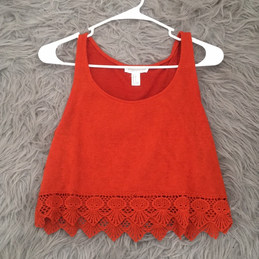 Orange Tank/crop top